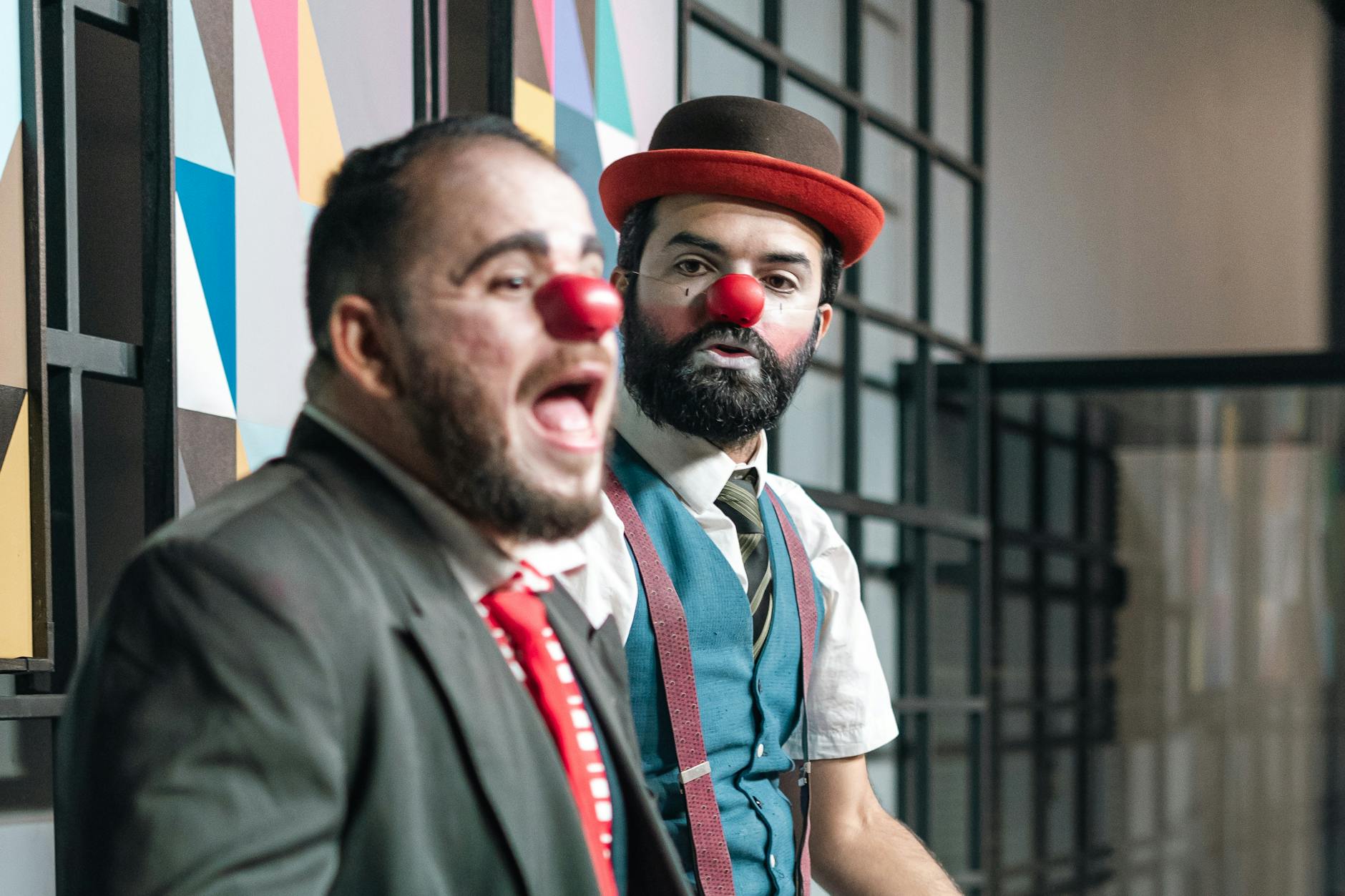 A debate stage with candidates using humor to engage the audience. — humor in debates