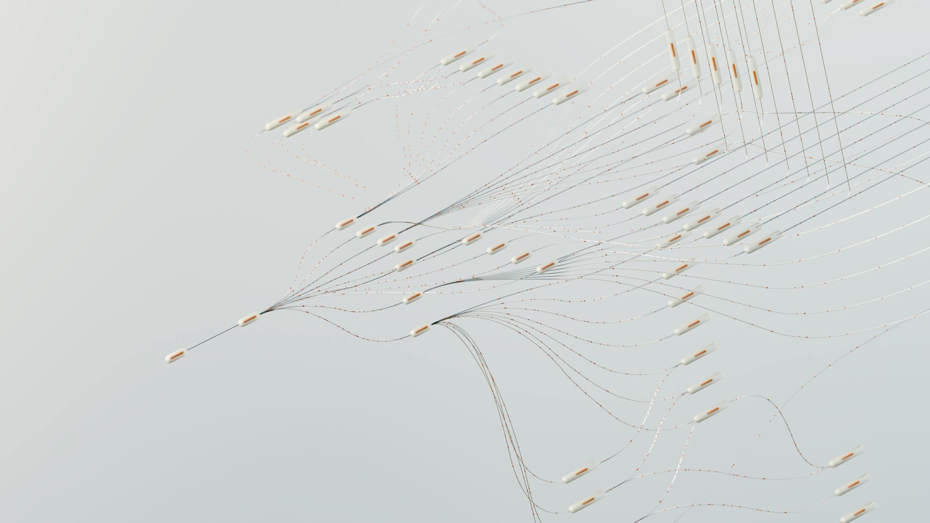 A visual representation of AI algorithms analyzing debate data. — AI in debates