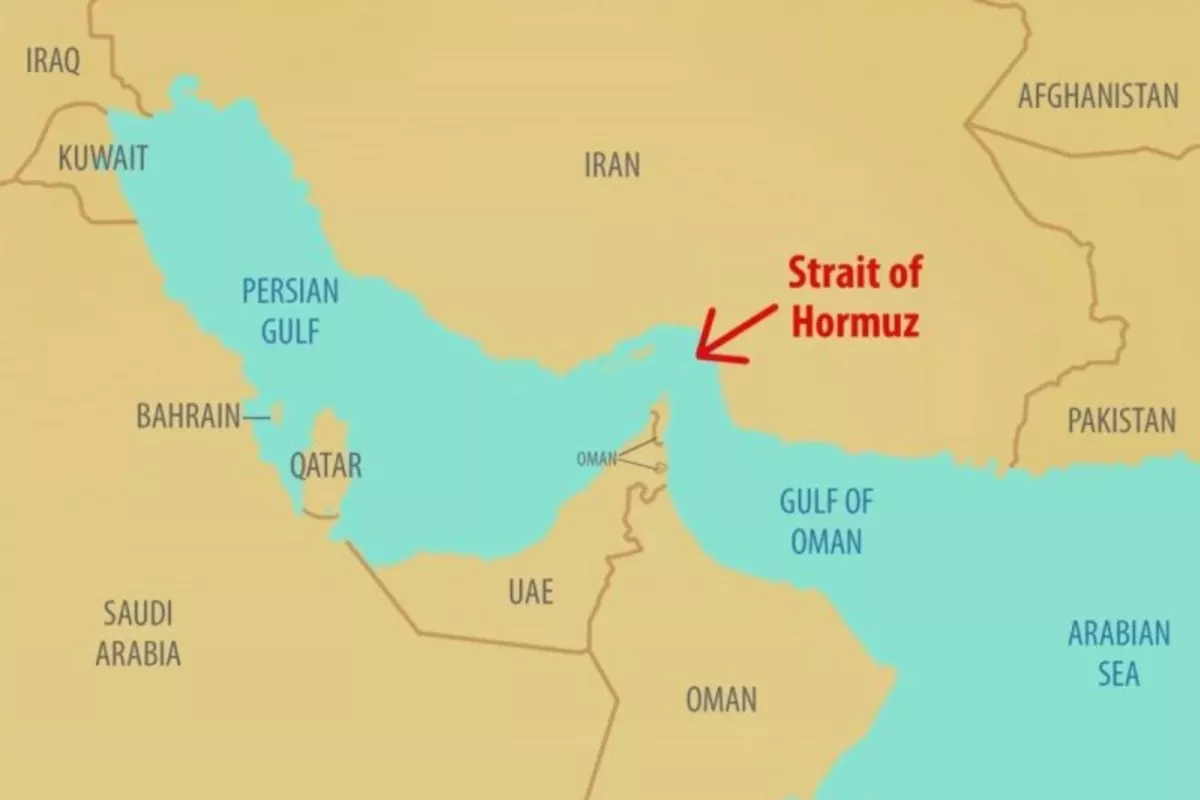 What happened near the Strait of Hormuz?