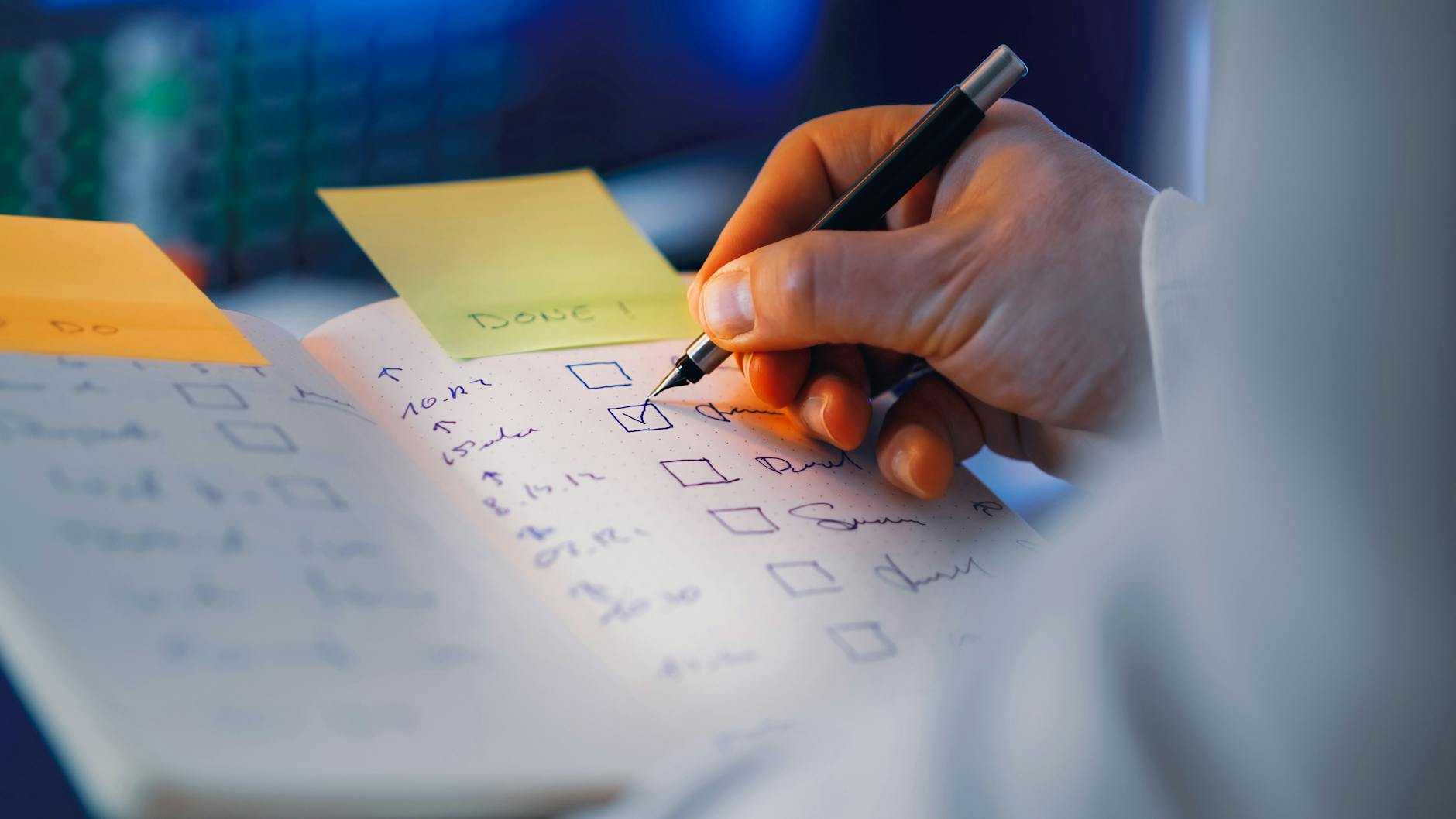 A close-up shot of a debate judge reviewing notes, emphasizing the importance of ethical evaluation. — ethics in debating