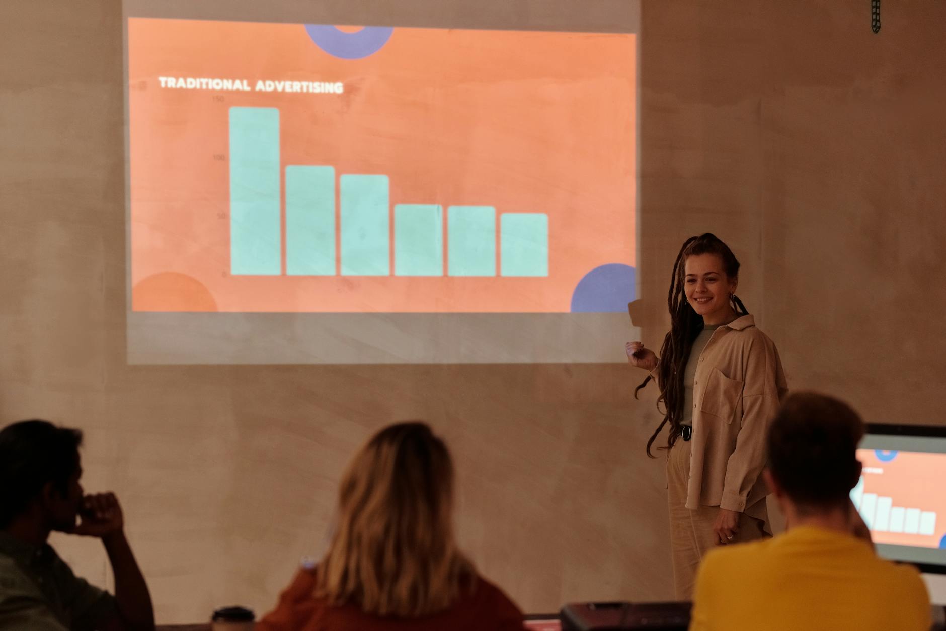 A graphic showing statistics on audience engagement through humor in debates.