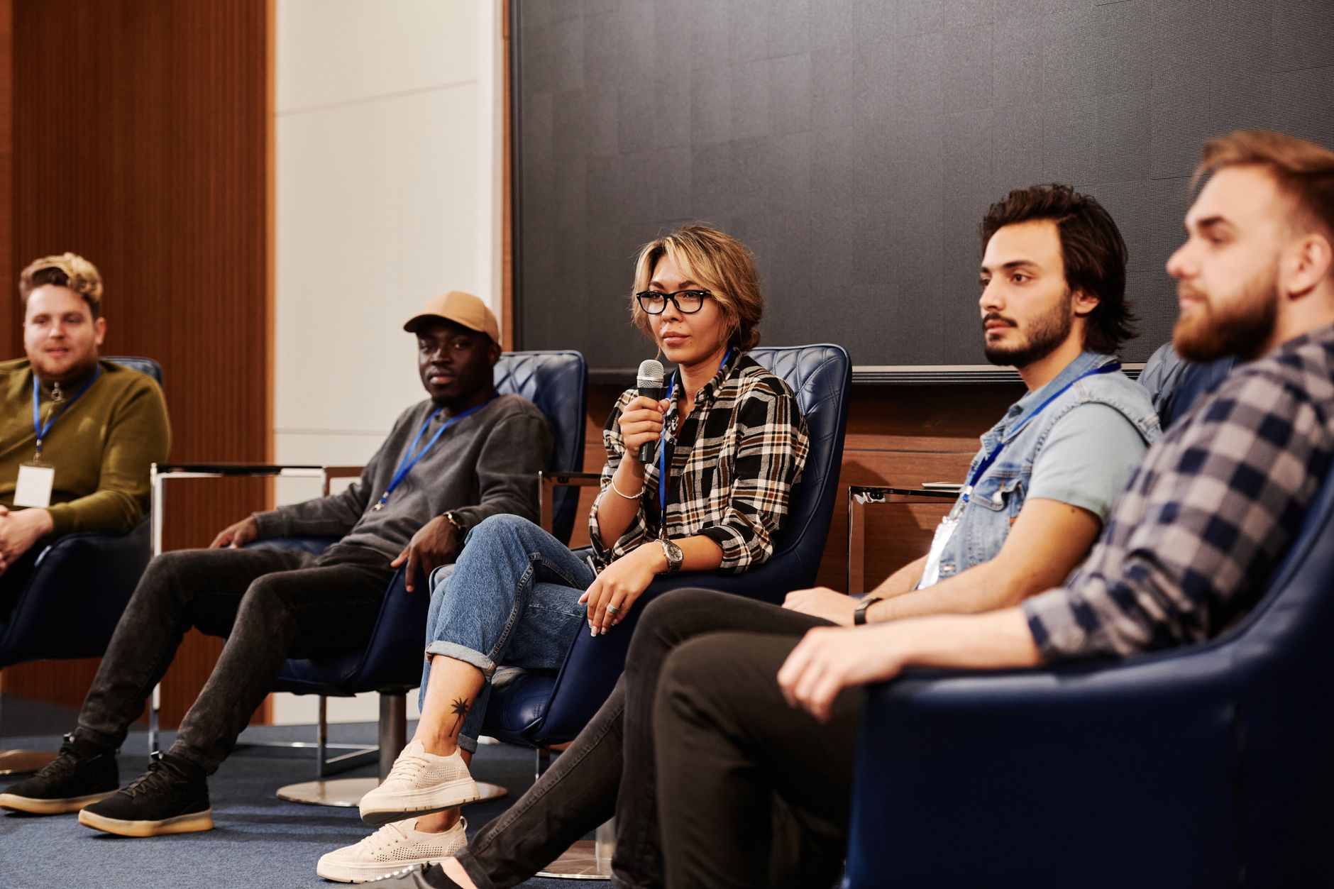 A photo of a Public Forum debate in action, showcasing team collaboration — debate formats