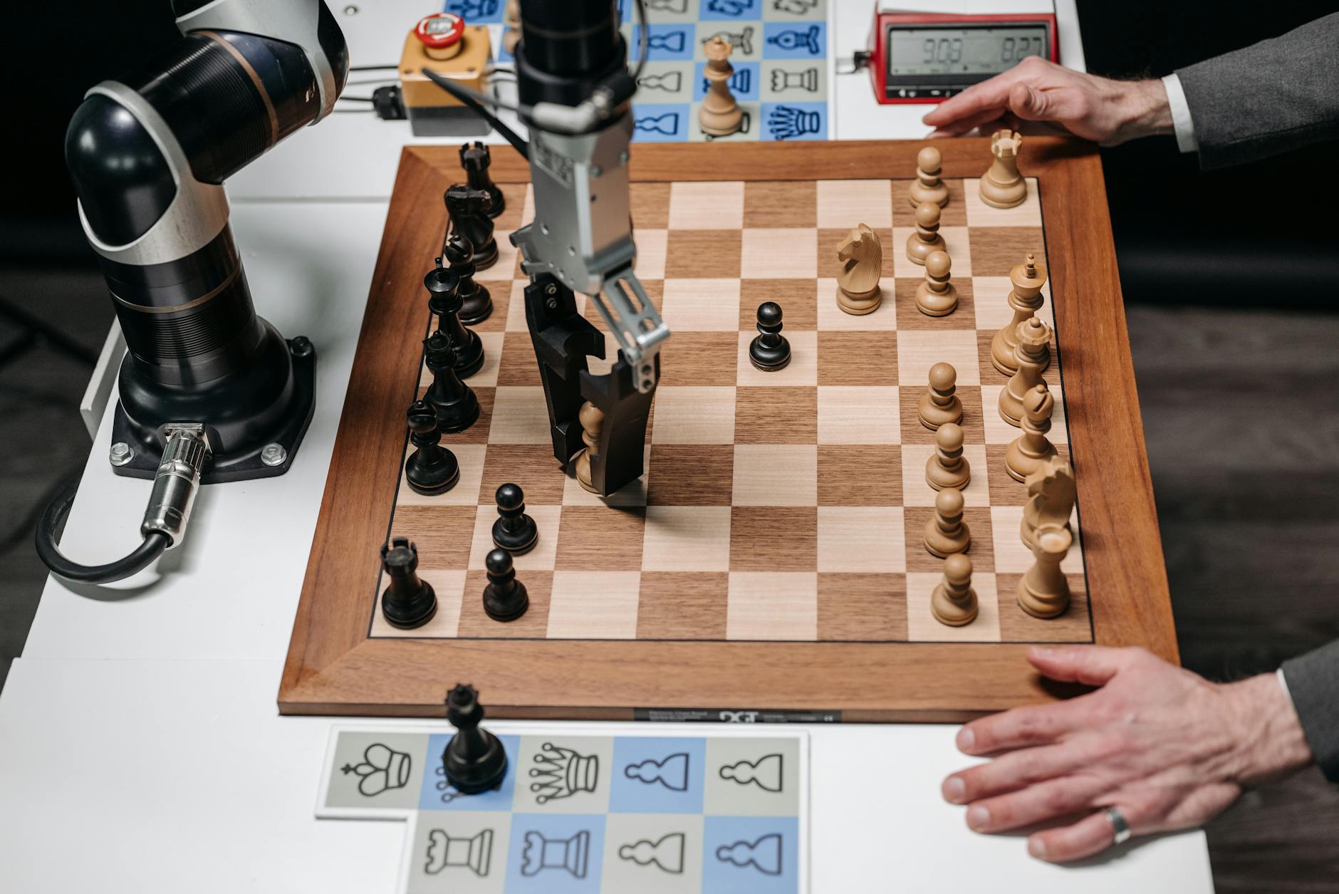 A visual comparison of human versus AI debate performance — AI in debates
