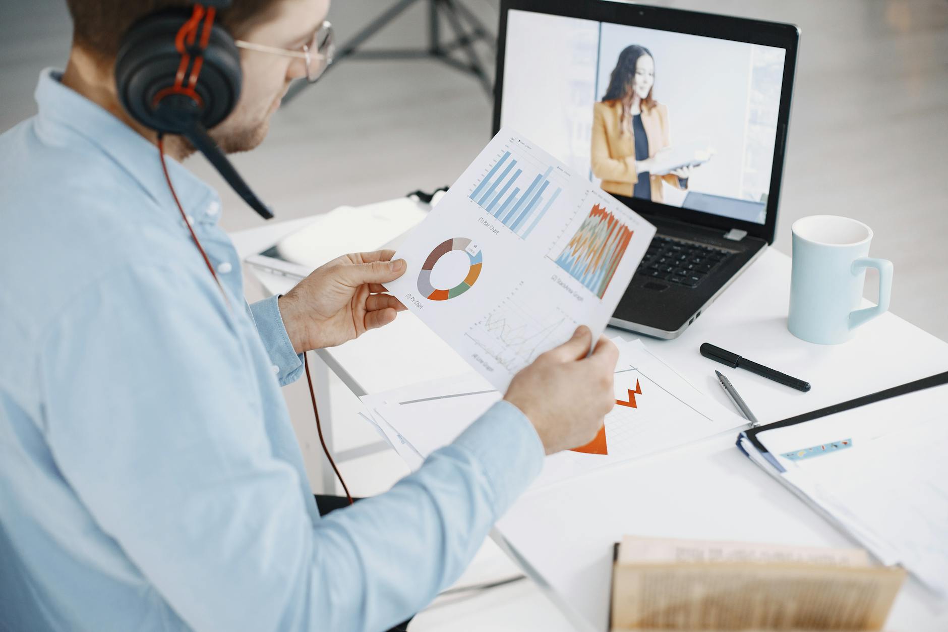 A visual comparison of remote work and in-office work environments highlighting the remote work debate.