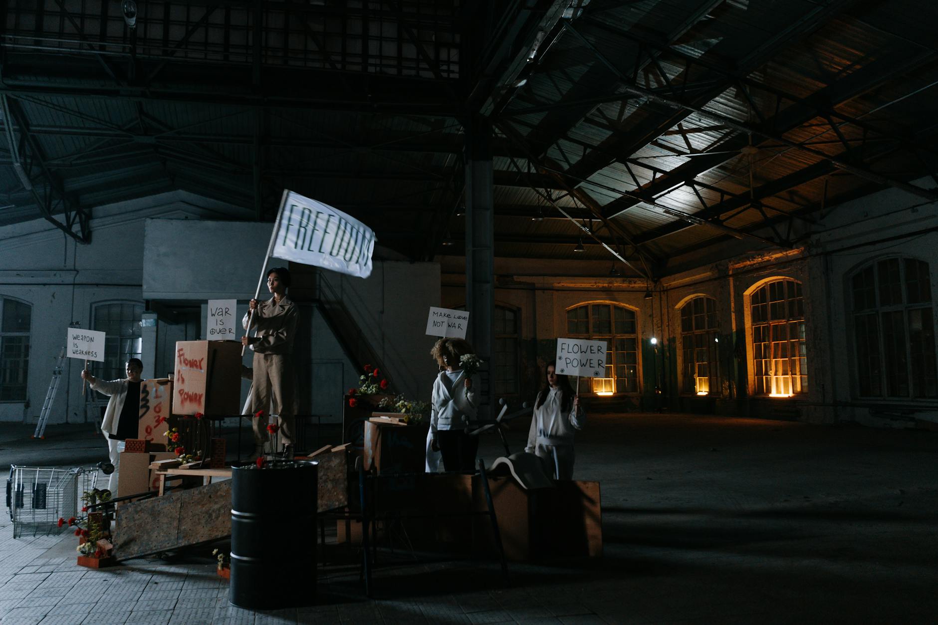 An activist performance art piece that engages the audience with powerful messages about equality. — art and activism