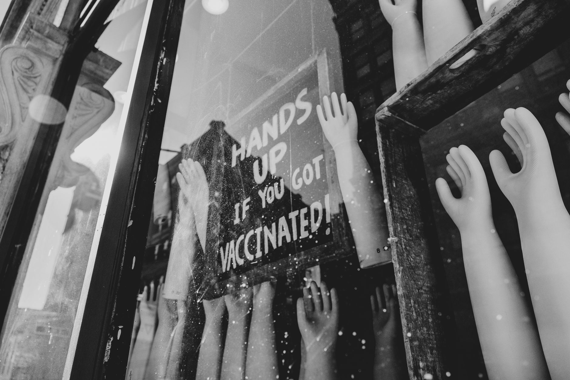 A photo of a public health campaign promoting vaccination awareness. — vaccination mandates debate