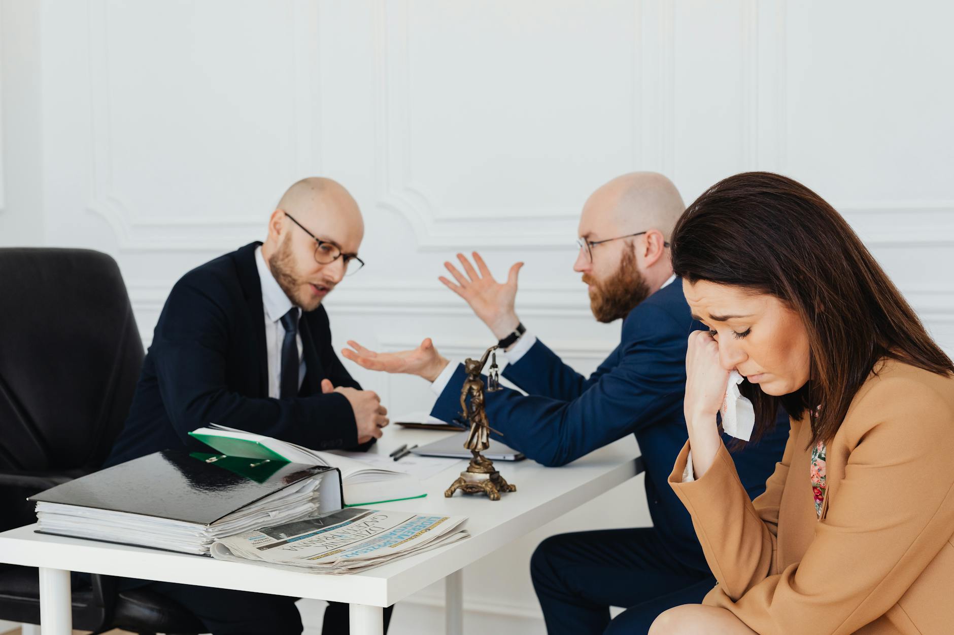 A photo showing a debater presenting confidently in front of judges, illustrating effective debate tournament strategies