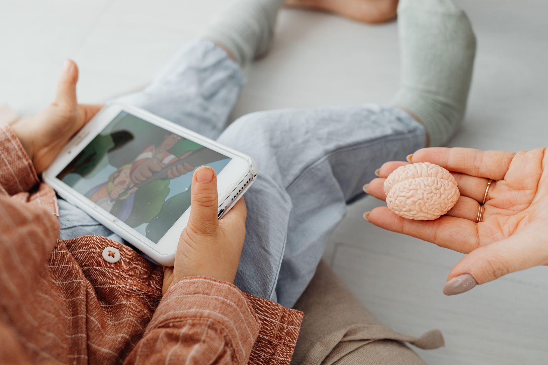 A visual representation of the brain showing dopamine release during social media interactions. — social media addiction