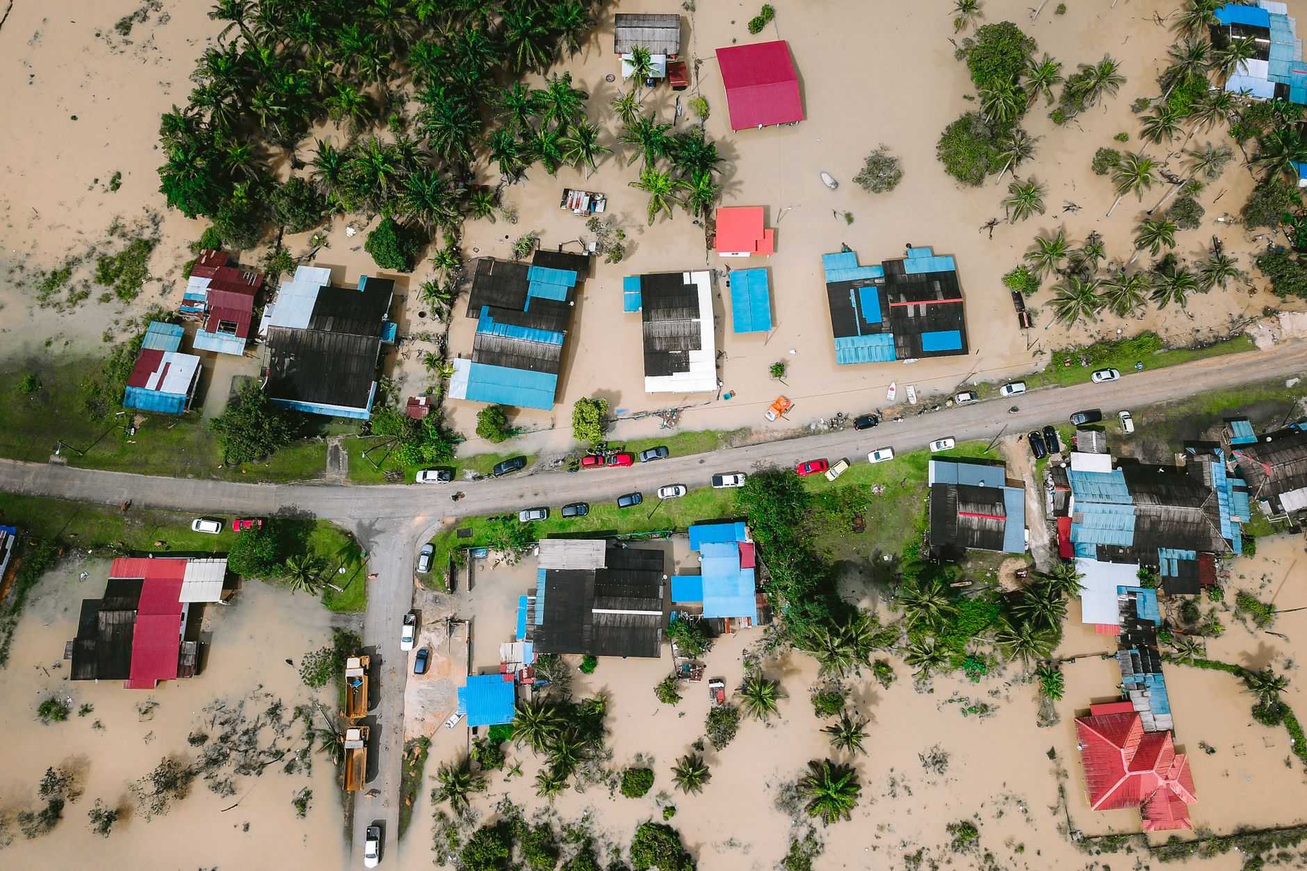 A visual representation showing the impacts of climate change on different communities. — climate change debate