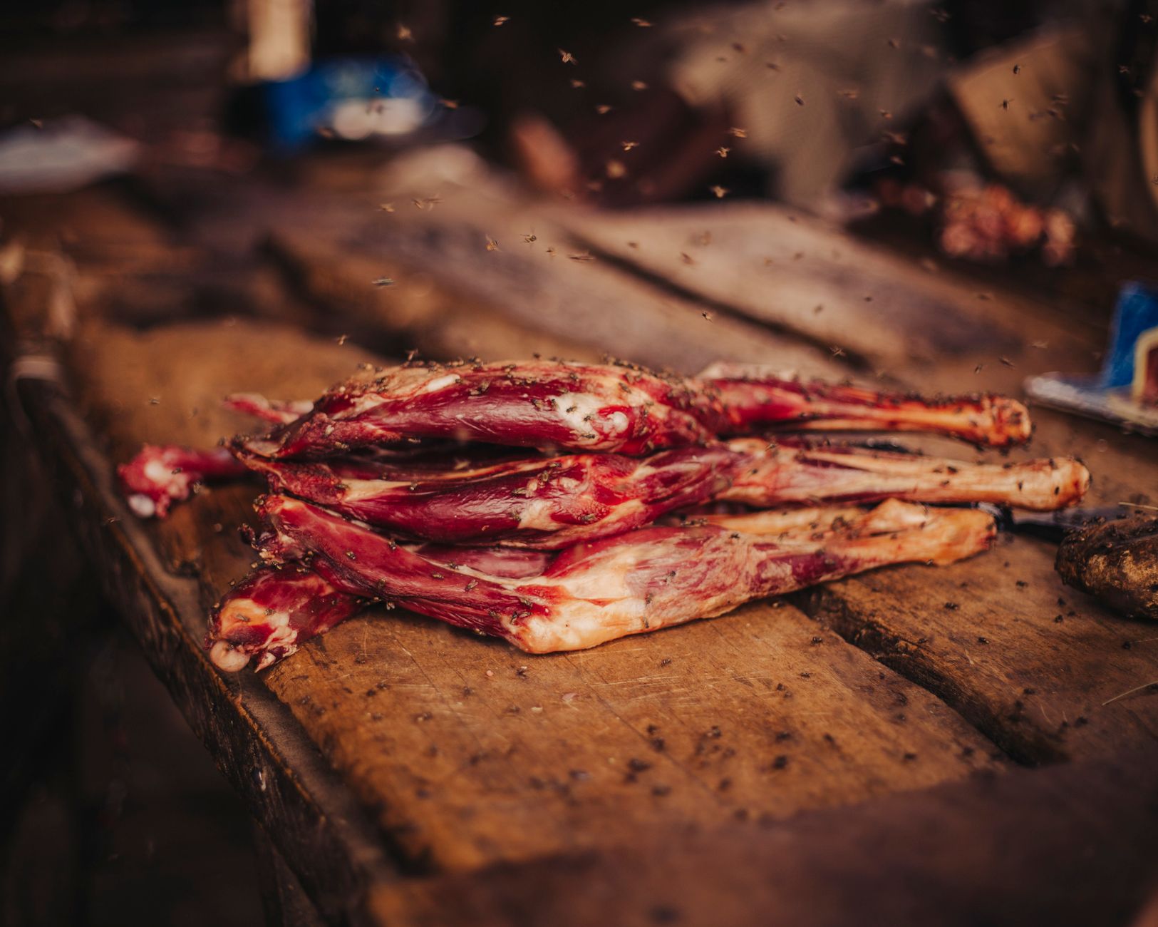 An infographic showing the health impacts of high meat consumption.