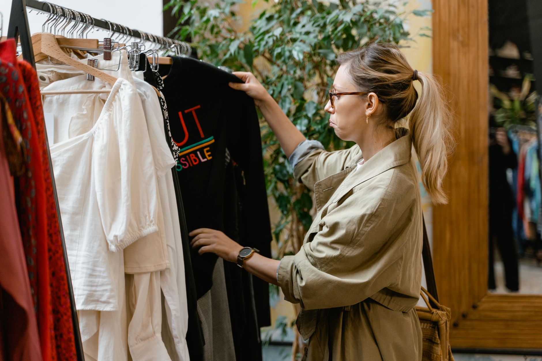 A chart depicting consumer trends towards sustainable fashion choices, relevant to the fashion industry debate.