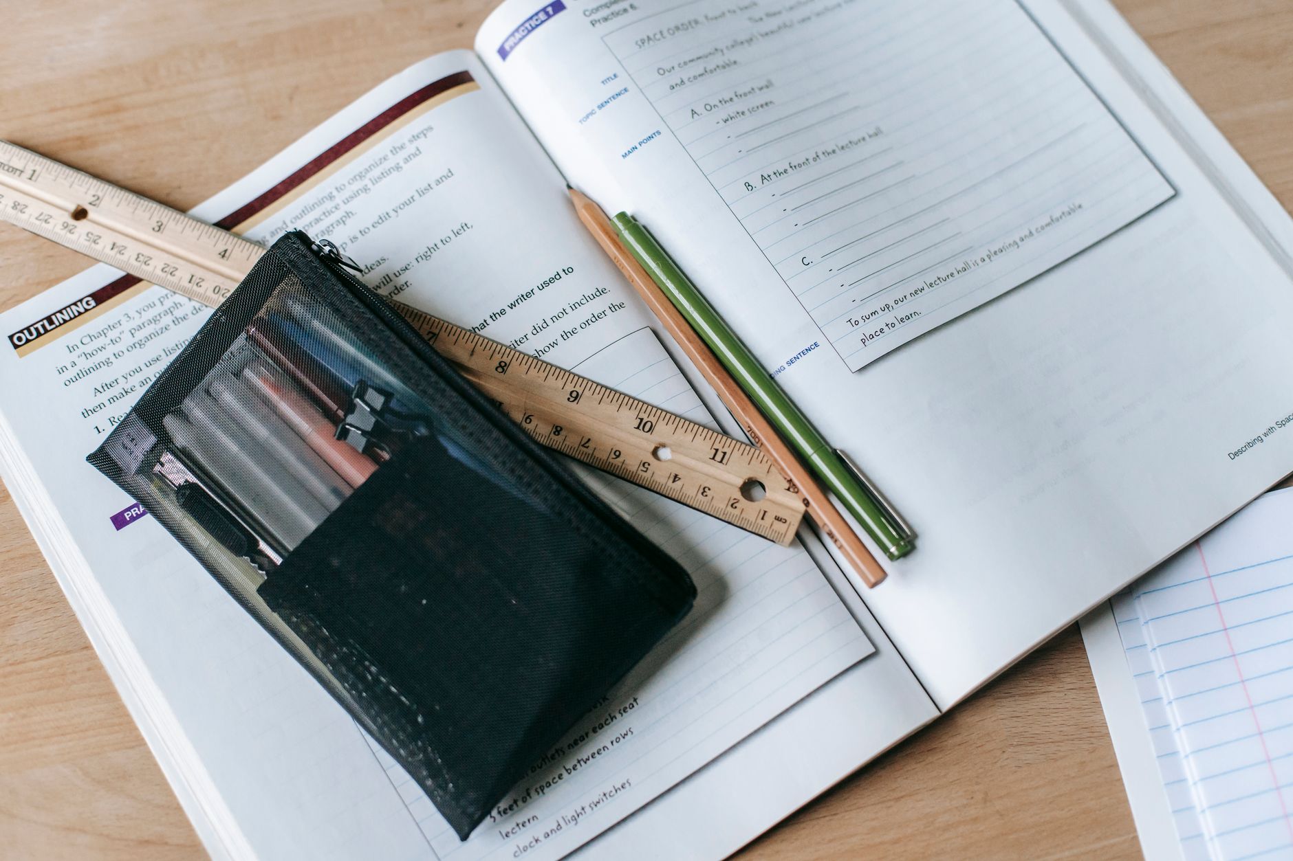 A close-up of organized debate materials, including notes and argument outlines. — debate preparation