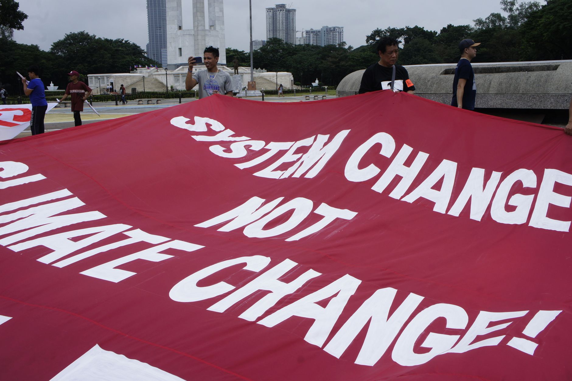 A community gathering focused on climate change awareness and policy advocacy. — climate change solutions