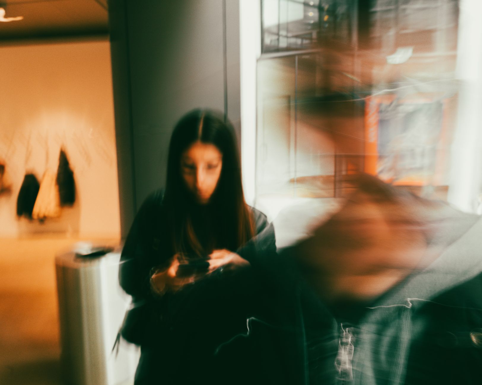 A digital artwork representing contemporary social issues, highlighting the role of technology in modern social movements.…