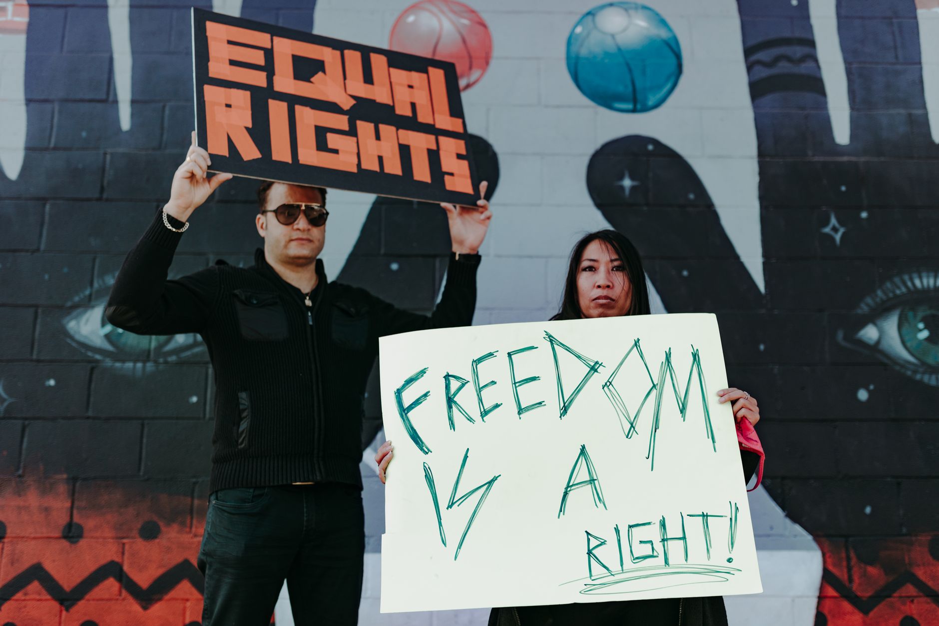 A mural depicting civil rights activists, showcasing the power of visual art in social movements. — art and social movem…