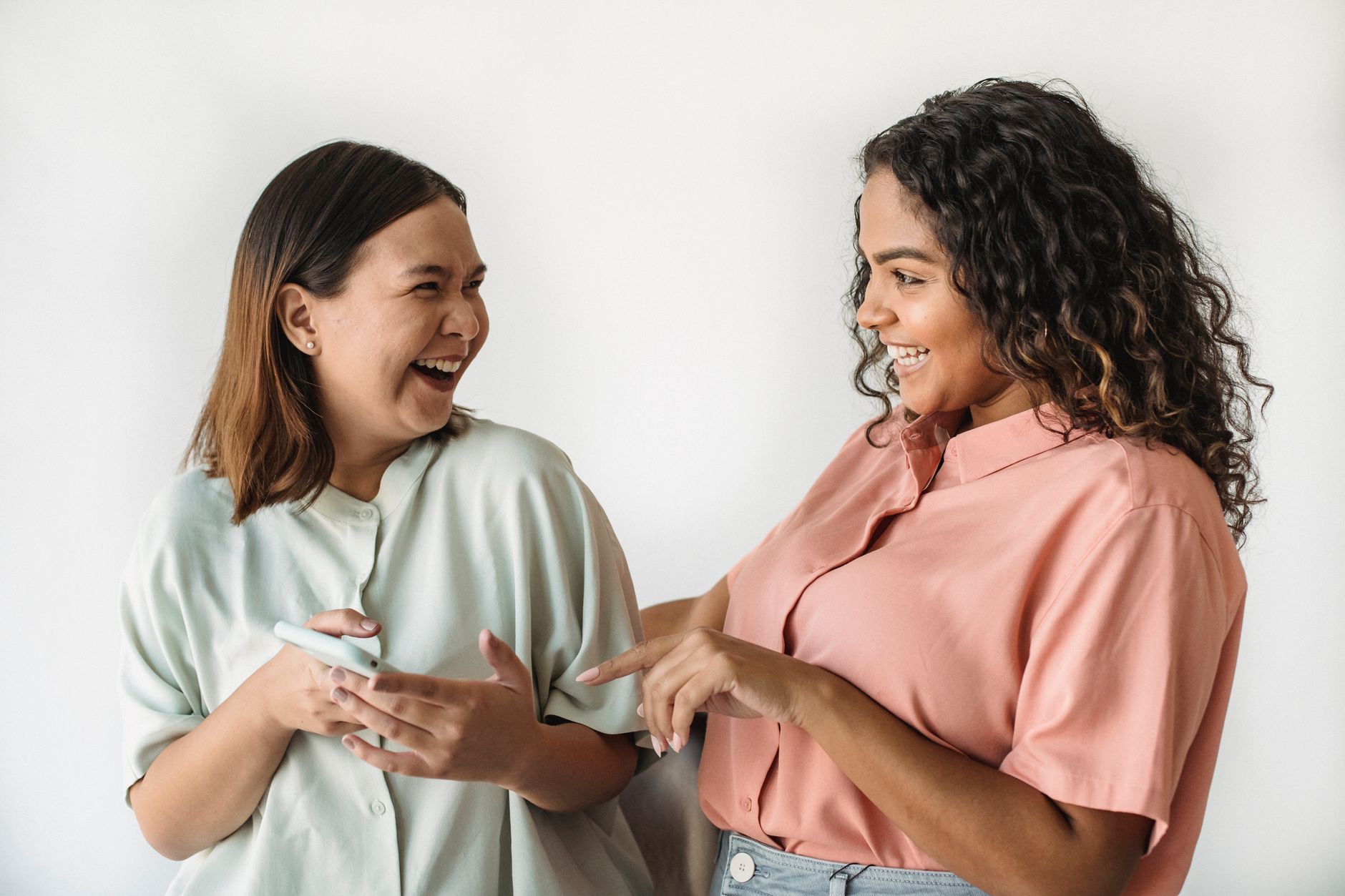 A split image contrasting a social media interaction with a real-life friendship moment, illustrating the friendship debate