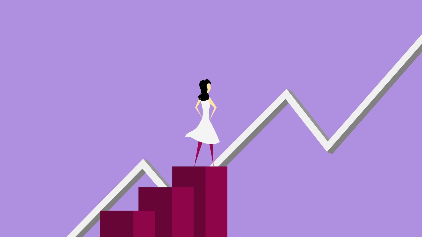 A chart showing the increasing participation of women in debate over the past decade.