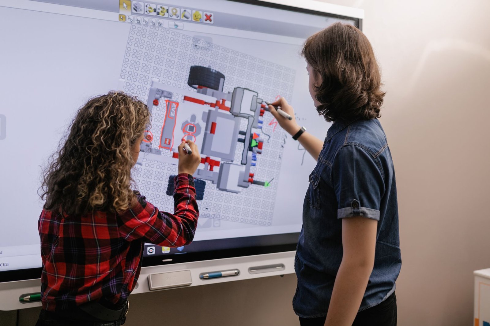A screenshot of a typical digital school interface, highlighting interactive features. — future education debate