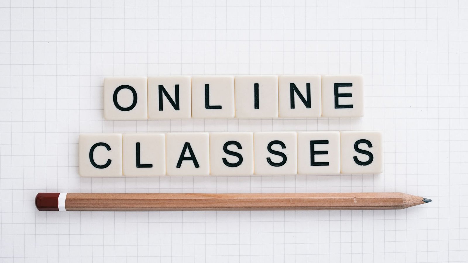 A split image of a traditional classroom and a virtual classroom to illustrate the online schooling debate.