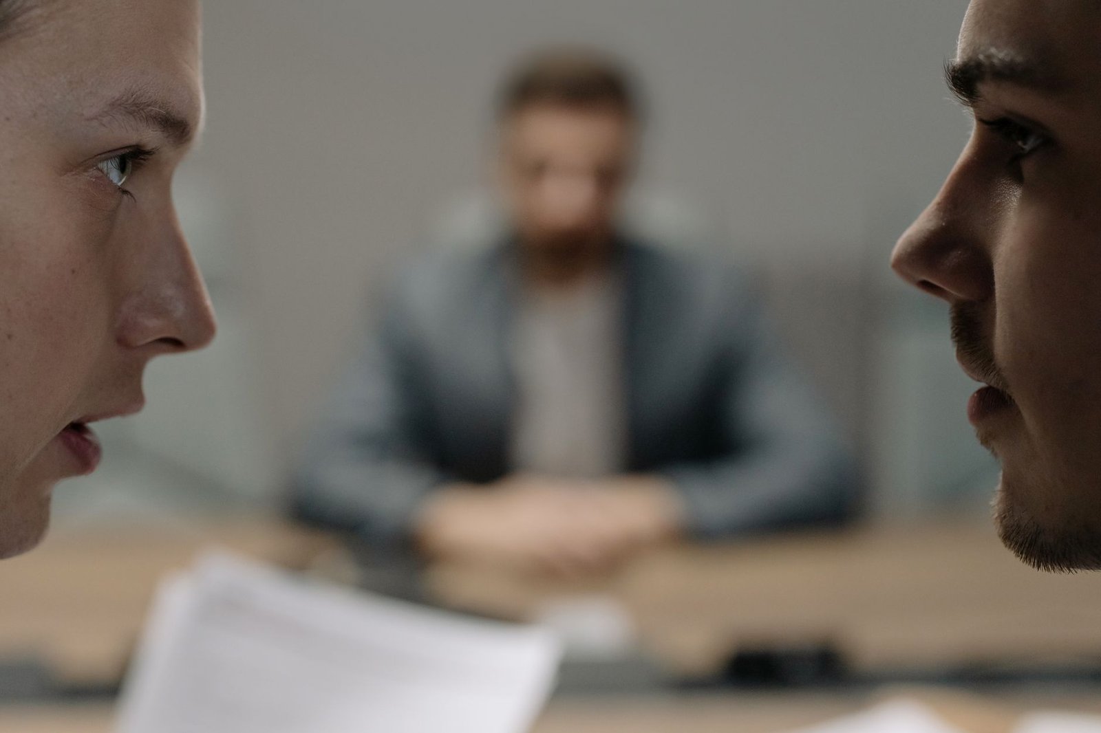 A visual representation of key debate etiquette principles, such as listening and acknowledging others.