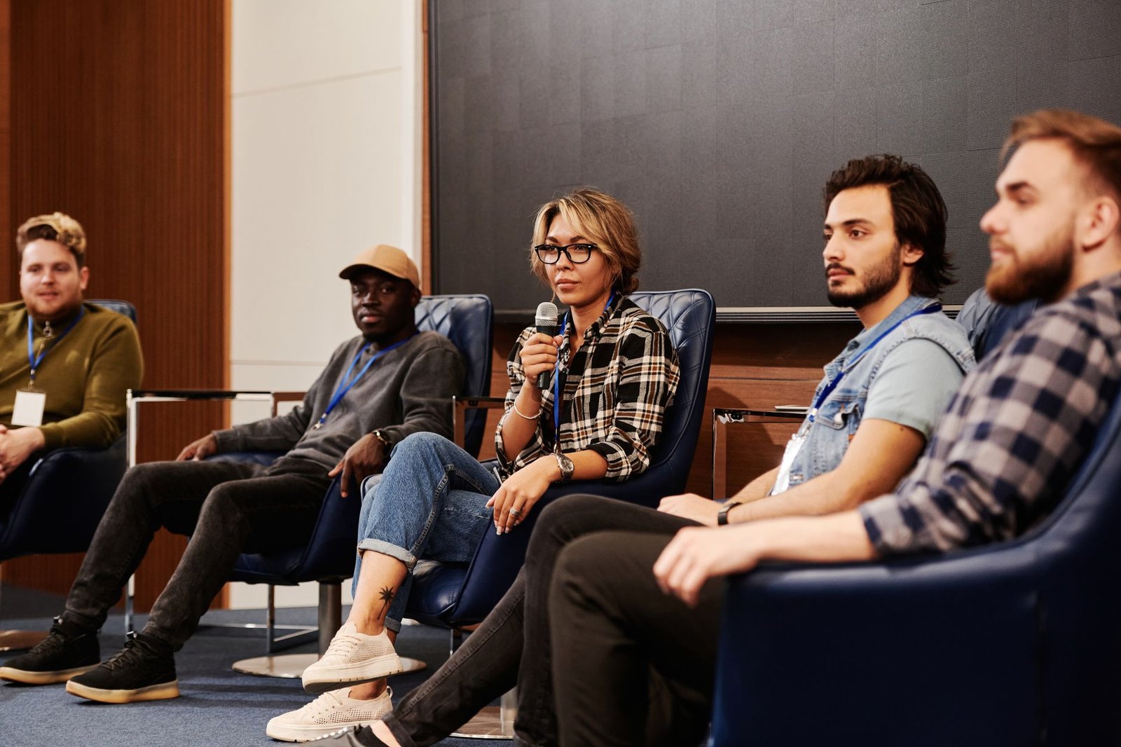 An image of a humorous debate scene showing participants engaging with wit — debate tactics