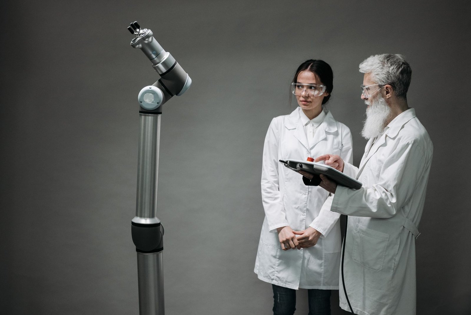 A visual representation of the collaboration between AI and human workers in various industries — AI replacing human wor…
