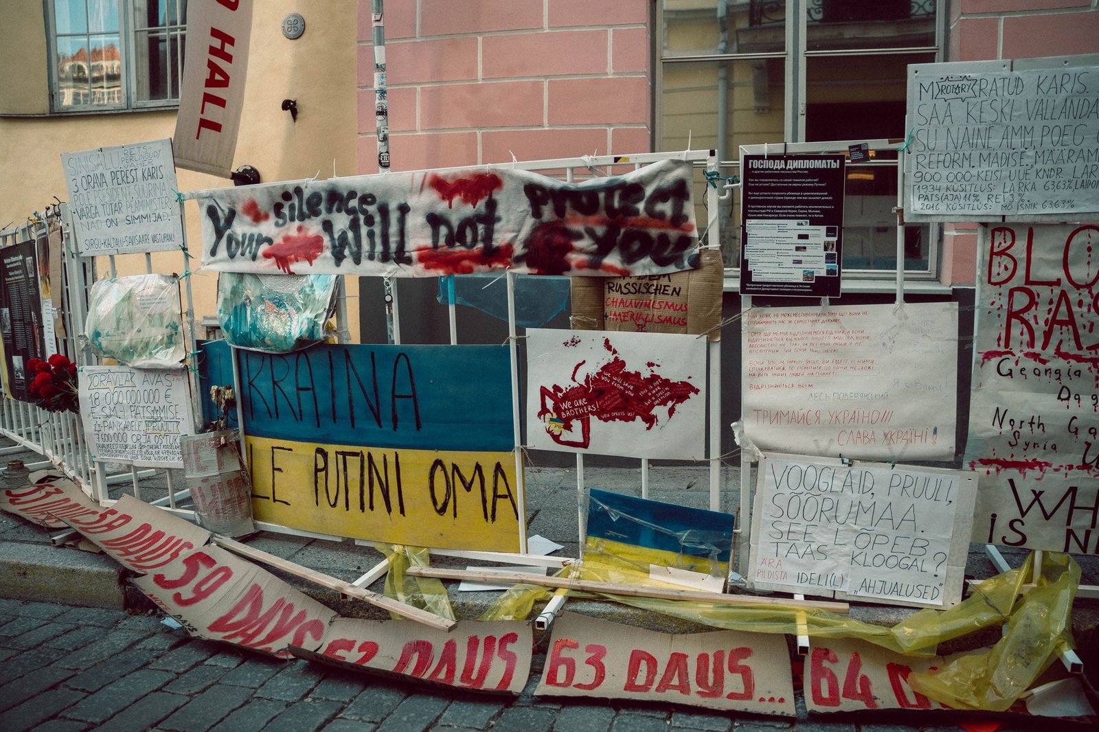 An image of a performance art piece addressing a current social issue, showcased in a public space. — art and activism